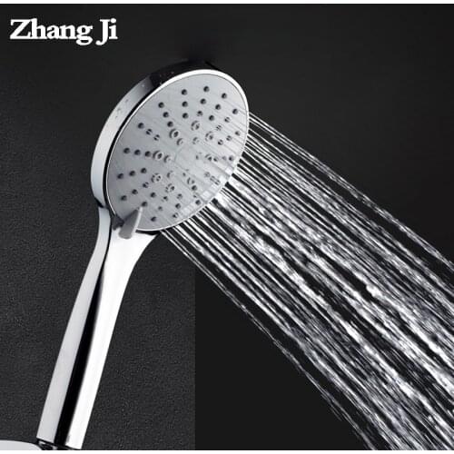 Zhang Ji 5 Function Shower Head Silica Gel Multilayer Plating Handheld Showerhead Light weight Sprinkler