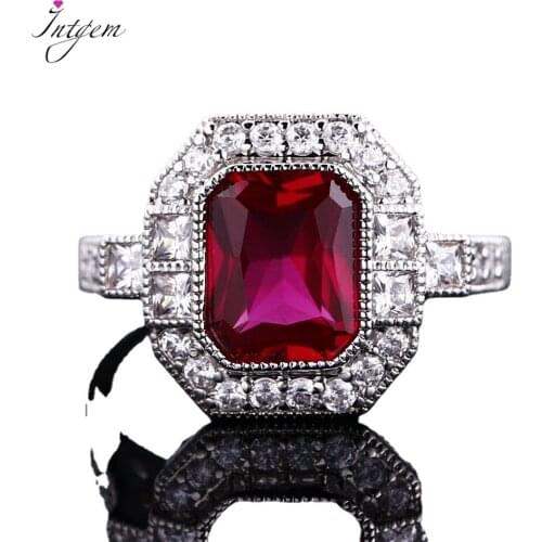 Vintage Luxury Prong Setting Rings Womens Fine 925 Sterling Silver Fashion Jewelry Wedding Anniversary Birthday Daily Life Gift