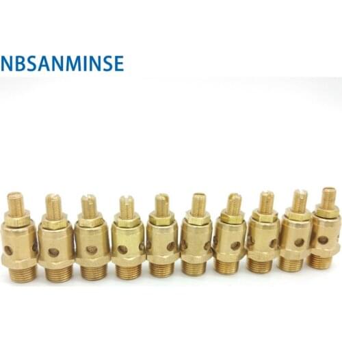 10Pcs/lot PDK 1 Pneumatic Parts Exhaust Muffler Throttle Valve Pneumatic Silencer Brass Fitting Sanmin