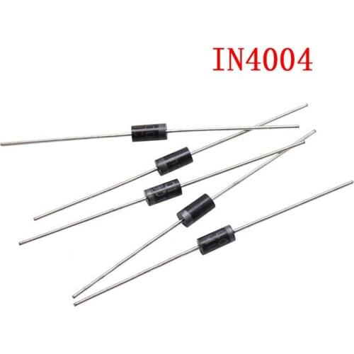 100 PCS Rectifier Diode IN4004 1A 400 v DO-41 1N4004