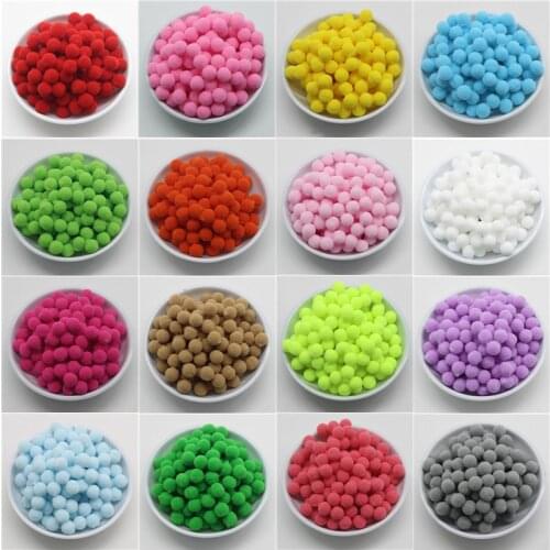400Pcs 10mm Multi Option Pompoms Soft Pom Poms Balls DIY Home Garden Wedding Decoration Flowers Accessories Wreaths Garment