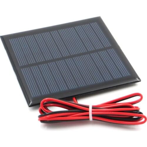 5.5 V 180mA 1W Solar Panel Portable DIY Module System For Solar Lamp Battery Toys Phone Charger Solar Cells 5.5V Volt 1 W Watt
