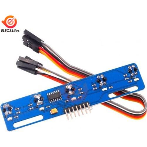 5 Channel Infrared Reflective Sensor TCRT5000 IR Photoelectric Switch Barrier Line Tracking Sensor Module 5-way TCRT5000L