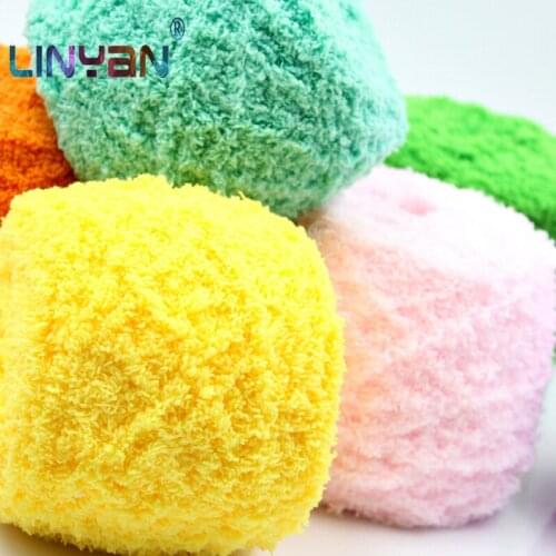 500g /lot Coral fleece thread, Woolen yarn for knitting & crocheting, Hand knitting & crochet towel scarf baby thick line ZL2283