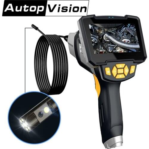 8mm Dual Lens Endoscope Camera Borescope Night Vision Handheld Industrial Checking Cam IM112 Im113 with Hook Magnet for Car
