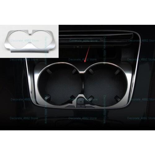 For Mercedes Benz C E GLC G Class W205 W213 X253 W463 ABS Center Console Water Cup Frame Panel Trim Cover accessories