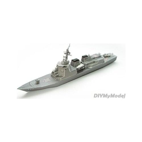 DIYMyModeI Japanese King Kong class aegis destroyer model DIY Handcraft Paper Model Kit Handmade Toy Puzzles Gift Movie prop