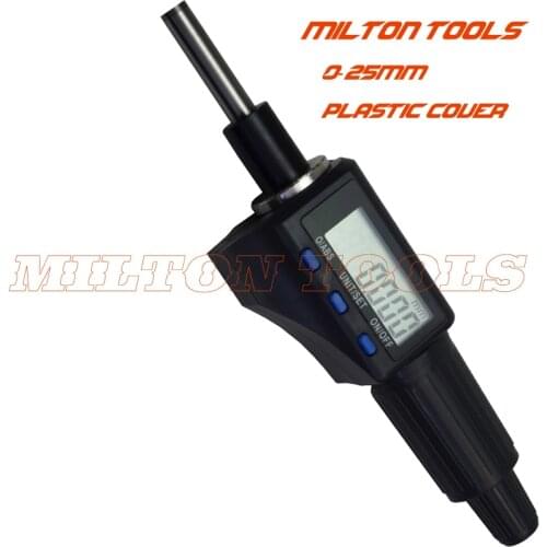 0-25mm Electronic Micrometer Head Inch/Metric Conversion 0.00005" Resolution