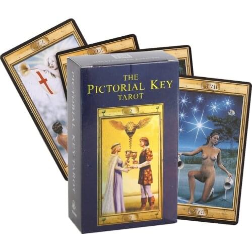 THE PICTORIAL KEY Tarot Board Game Toys Oracle Rider Waite Divination Prophet Prophecy Card Poker Gift Prediction Oracle