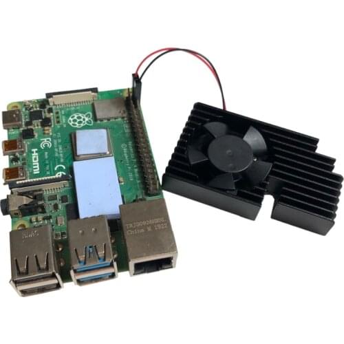 CNC Extreme Cooling Fan Heatsink Kit For Raspberry Pi 4B / 3B+ / 3B Plus / 3B