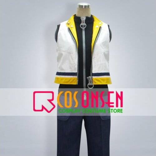 COSPLAYONSEN Kingdom Hearts 2 Rikku Cosplay Costume 3pcs Set All Size