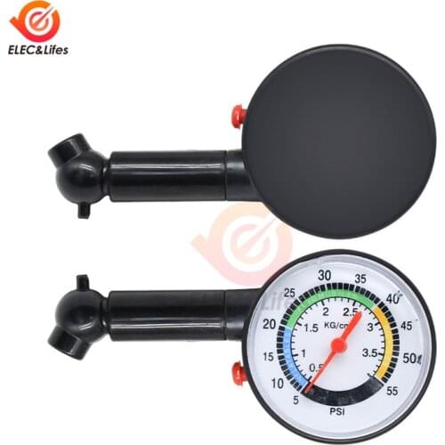 Car Tyre Tire Pressure Gauge For Car Auto Motorcycle Truck Bike Colorful Dial Meter Tester Pressure Tyre Measurement Tool