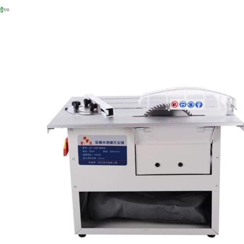 Multifunctional woodworking floor dust-free chainsaw sliding table saw Wood floor dust-free saw multi-function cutting machine