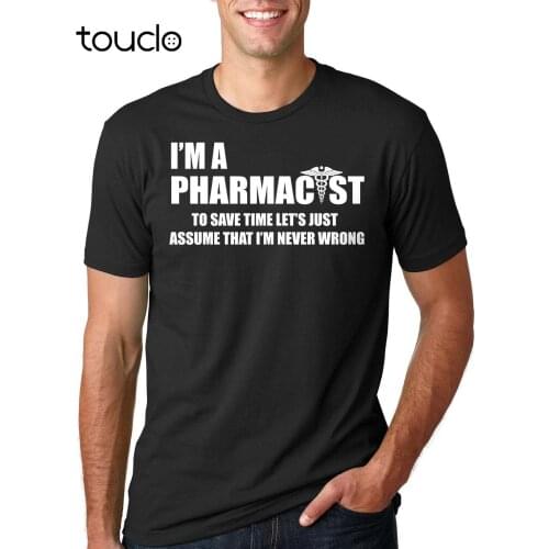 Fashion Summer Style Pharmacist T-shirt Funny Pharmacist Tee Shirt Tee shirt