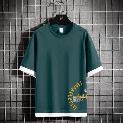 Men T Shirt Cotton Short Sleeve Tshirt Print Tee Shirt 2021 Summer Beathable Male Tops Clothing Camiseta High Quality Tops Men