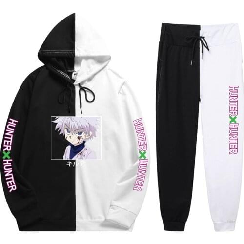 New 2021 Anime HUNTER X HUNTER Hoodie Pants Casual Men Women Tracksuits Casual Jogging Suits Harajuku