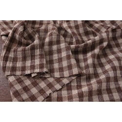 Dyed fabric Chaoyang lattice wool fabric 1.4 meters wide 59 yuan per meter