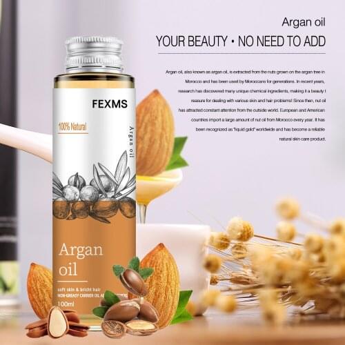Organic Moroccan Argan Oil 100% Pure Cold Pressed Virgin Premium Grade For Dry & Damaged Skin, Hair, Face, Body, Scalp & Nails