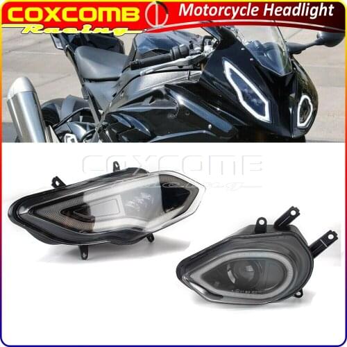 1Set Motorcycle LED Replacement Front Headlight Assembly For BMW S1000RR 2015-2018 Hi/Lo Beam Daytime Running Lights Headlamp