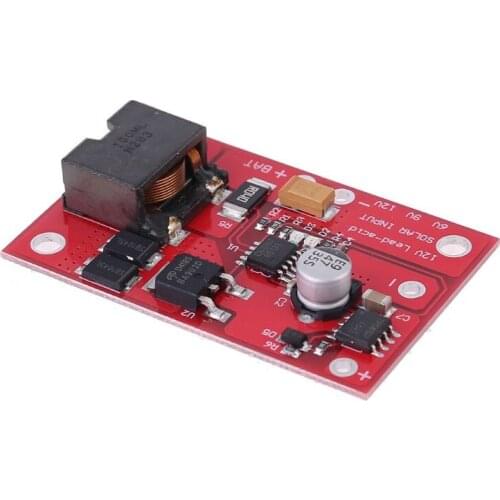 12V MPPT Solar Panel Controller 3 Series Lithium Li-ion 18650 Battery Charging Module High Quality MPPT Solar Control R9UC