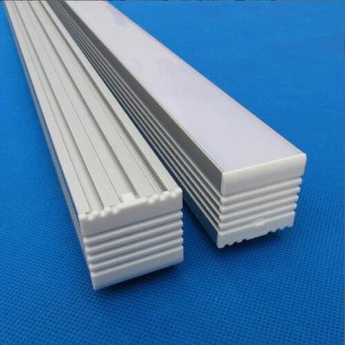 Free Shipping 16M/Lot LED Aluminum Channel 2M for 3528 5630 5050 LED Strip,Aluminum Profile with Milky/Clear Cover