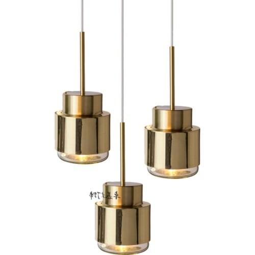 Villa Stairs Led Pendant Lights Acrylic Circles Lustre Pendant Light Wood Pendant Lamp Led Drop Light Hang Lamp Suspend Lamp