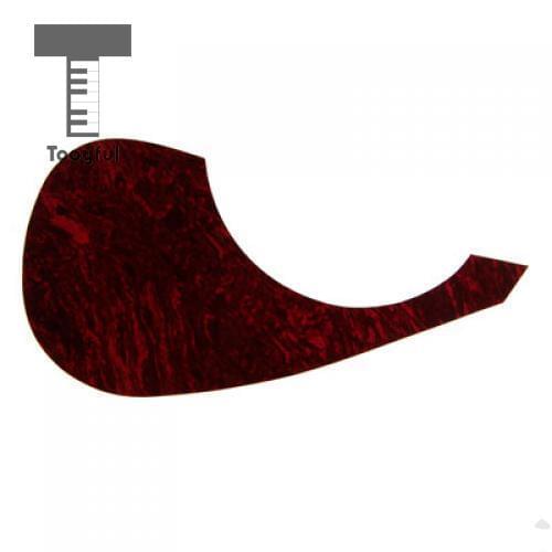 Tooyful High Quality PVC Tortoise Shell Bird Shape Celluloid Anti-Scratch Pickguard Self-adhesive Accessory for Acoustic Guitar