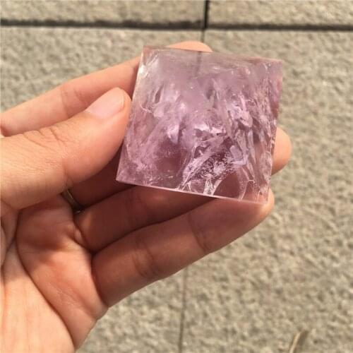 Gorgeous natural light purple amethyst crystal pyramid obelisk Tower healing crystals gemstone spirituality tower home decor