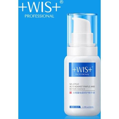 WIS 50ml Salicylic Acid Against Pimple And Repair Essence Niacinamide Anti Acne Oil Control Refines Pores Serum Facial Skin Care