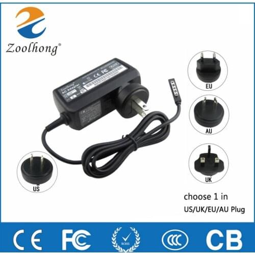 12V 3.6A 45W laptop AC power adapter charger for Microsoft Surface PRO1 PRO2 Tablet US/EU/UK Plug
