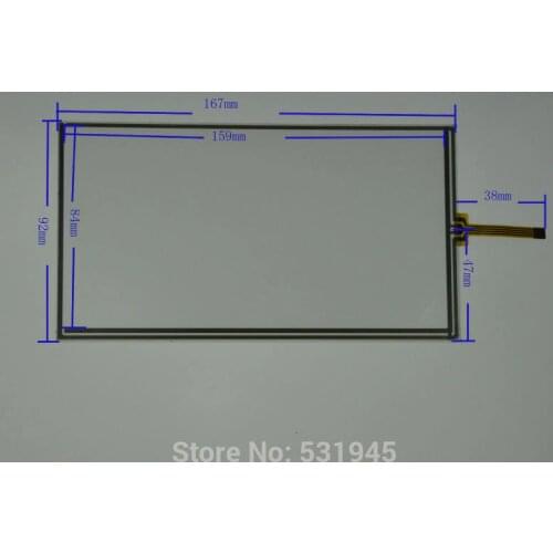 ZhiYuSun POST Huayang 7inch 167*93 touch screen 167mm* 93mm use TM070RDH01 C070VW03 v0