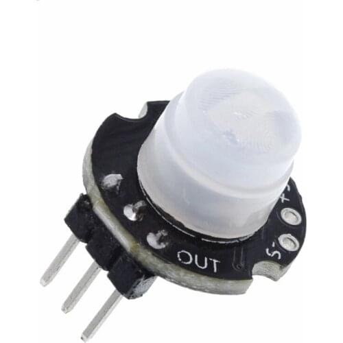 1pcs MH-SR602 MINI Motion Sensor Detector Module SR602 Pyroelectric Infrared PIR kit sensory switch Bracket for Arduino Diy