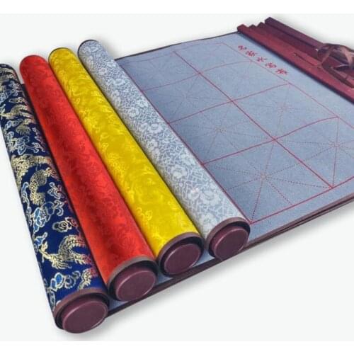 Ornate Classic Reusable Chinese Calligraphy Brush Water Writing Magic Cloth for Chinese Calligraphy Brush Sumi