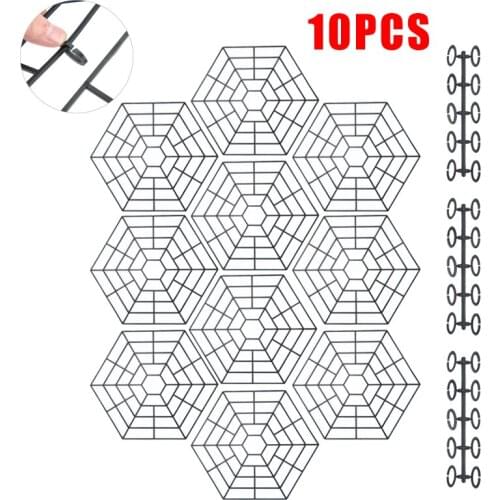 Hot Sale Six Angle Fish Pond Net Protectors Fish Pond Nets Plastic Fish Guards Professional Pond Mesh Garden Tools