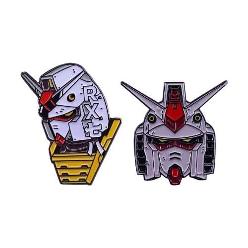 The Gundam Enamel Pin Brooch RX-78 Aesthetic Brooch Jewelry