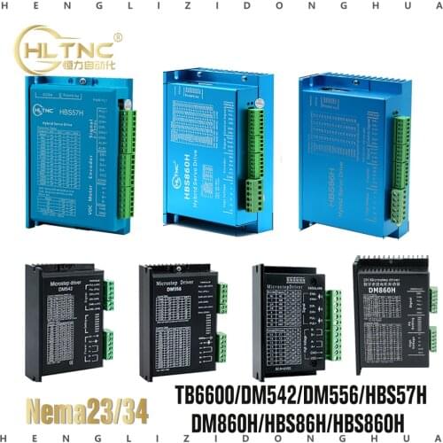 TB6600/DM542/DM556/CW8060/DM860H /HBS860H/HB860H/HBS57H hybrid step servo Driver Controller for NEMA17/23/34 MOTOR
