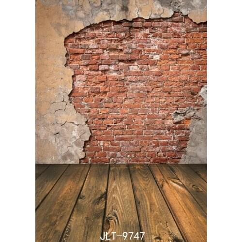 Brick Wall with Wooden Floor Photography Backdrops Computer Printed Vinyl Props Photocall Background for Photo Studio