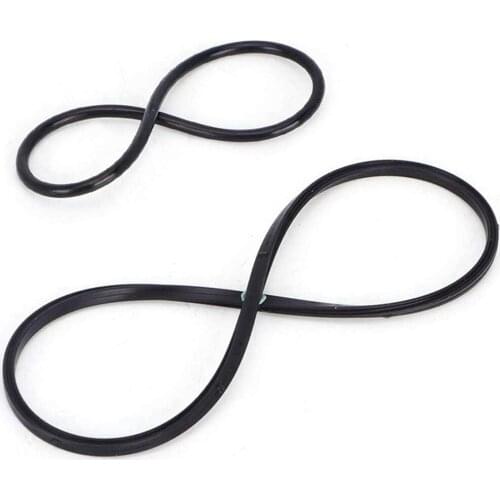 11668626471 Black Rubber Vacuum Pump Seal Kit Fit For BMW V8 E46 E65 E66 E53 E70 E60 E84 E90 745i 545i 645i X1 X5