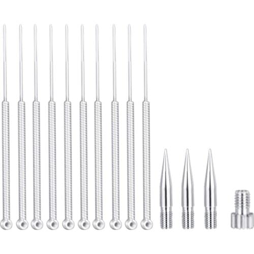 Destone Facare X1 Laser Plasma Pen Mole Removal Dark Spot Remover Replace Needles Set Fine Needle X 10 And Coarse Needle X 3