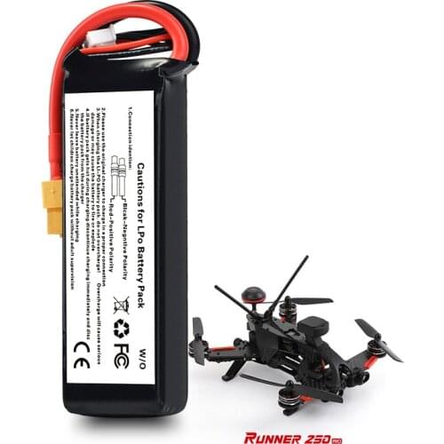 Lipo Battery 11.1V 2200Mah 3S XT60 Plug / T plug For Walkera Runner 250 250-Z-26 RC Helicopter Qudcopter Drone