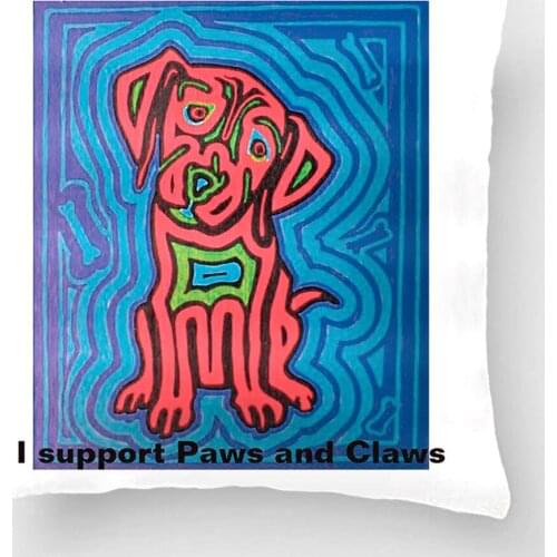 Throw Featuring Pet Art Throw Pillow Case Decorative Cushion Cover Pillowcase Customize Gift High-Quility For Car Sofa Seat