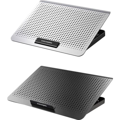 Laptop Cooling Pad 7 Height Levels Aluminum Laptop Cooler Stand Riser with Wind Adjustment Knob for 17 inch Notebook Computers