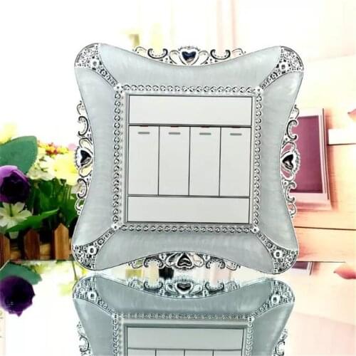 Pastoral living room bedroom switch stickers decoration living room childrens room switch protection cover creative wall sticke