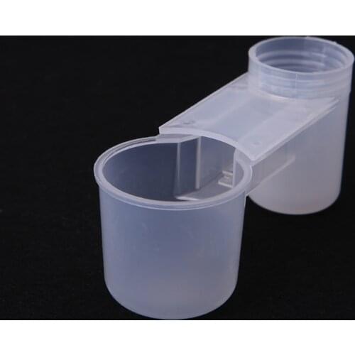 Plastic Pet Bird Drinker Feeder Water Bottle Cup For Chicken Pigeon Home Garden