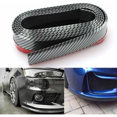 TAIHONGYU 100" High Quality Splitter Body Bumper Lip Strip Protector Valance Spoiler Skirt Chin Kit 250cm x 6.5cm