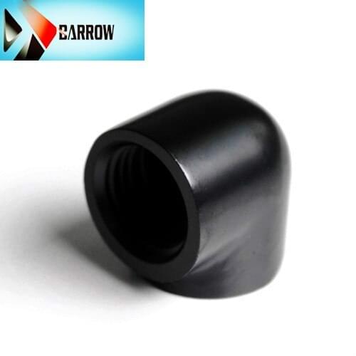 Trolley double internal thread G1 / 4 thread 90 degree joint adapter computer split water cooling fittings, TDWT90SN-V2