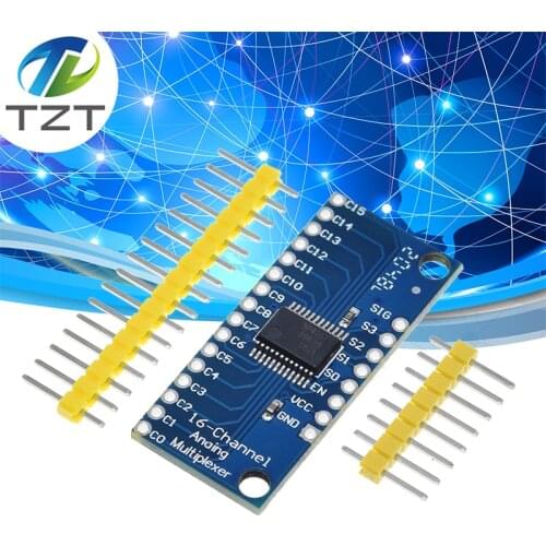 TZT Smart Electronics CD74HC4067 16-Channel Analog Digital Multiplexer Breakout Board Module For arduino