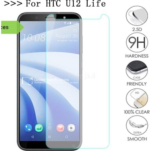 For HTC U12 Life Screen Protector Tempered Glass Prevent screen fragmentation Protective Glass For HTC U12 Life