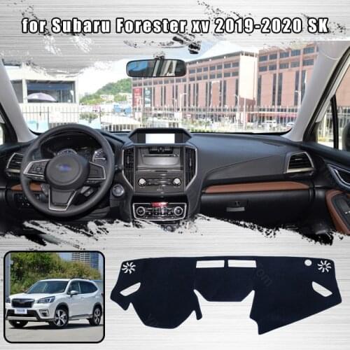 For Subaru Forester Xv 2019-2020 SK Dash Cover Mat Dashmat Dashboard Cover Protective Sheet Carpet Styling