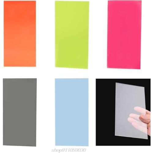 10×20cm Plexiglass Board Colored Acrylic Sheet DIY Toy Accessories Model Making N13 20 Dropshipping